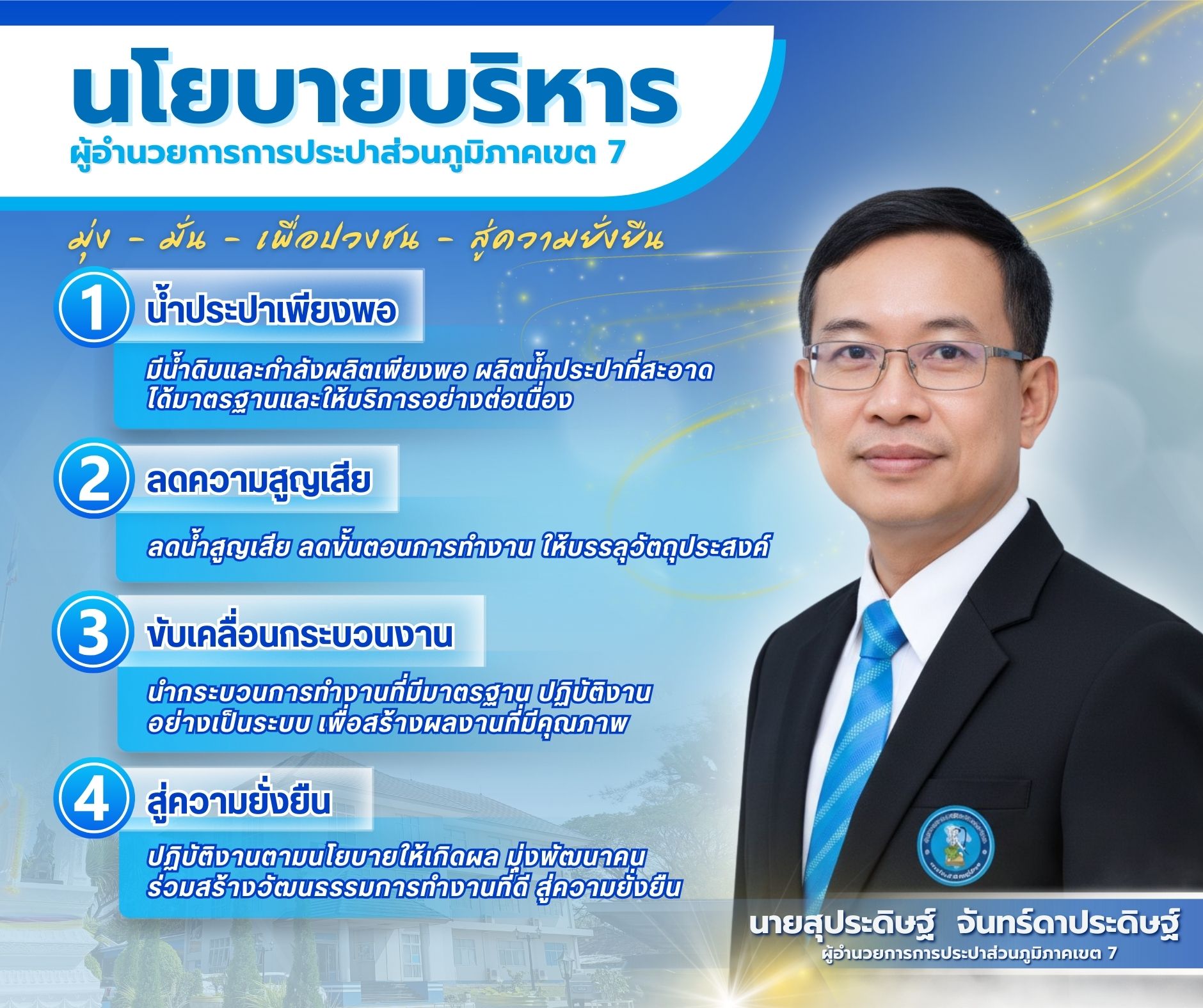 นโยบายการบริหารงาน